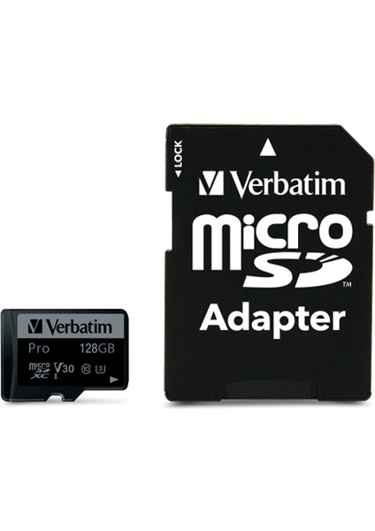 128GB Pro U3 Micro SDXC CLASS 10 UHS-I Hafıza Kartı (90MB/sn. - 45MB/sn.)