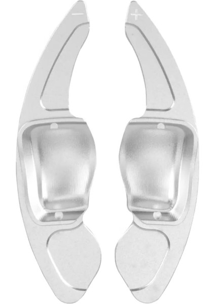 Passat B7 F1 Paddle Shifter Kulakçık Gümüş Renk Büyük Boy