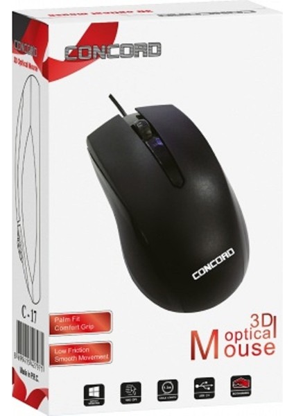 C-17 Kablolu Optik Mouse