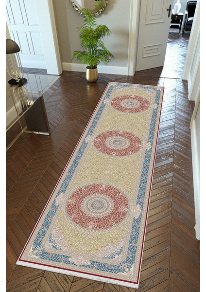 yolluk Koridor Çok Renkli Dijital Baskı Kaymaz Yuvarlak Oval Kesme Ince Yıkanabilir Halı