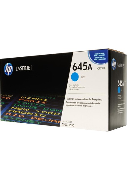 Hp 645A Cyan Mavi 12.000 Sayfa Toner C9731A