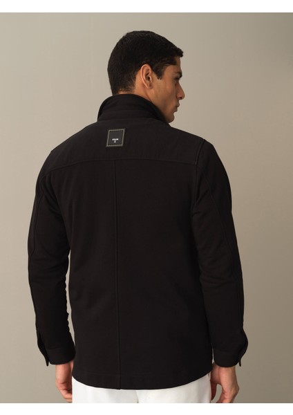 Erkek Siyah Regular Fit Gömlek Ceket indirimleri
