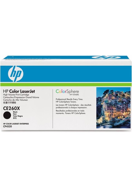 649X CE260XC Siyah Toner Yüksek Kapasiteli