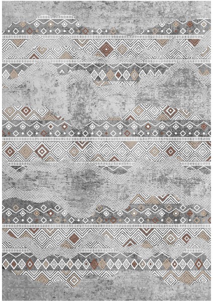 Yolluk Koridor Gri Dijital Baskı Kaymaz Yuvarlak Oval Kesme Ince Yıkanabilir Halı fiyatları