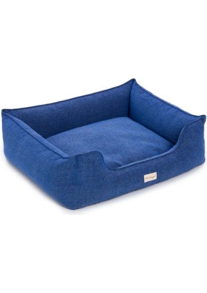 Alpha Mirandus Mavi Köpek Yatağı L 85X105CM