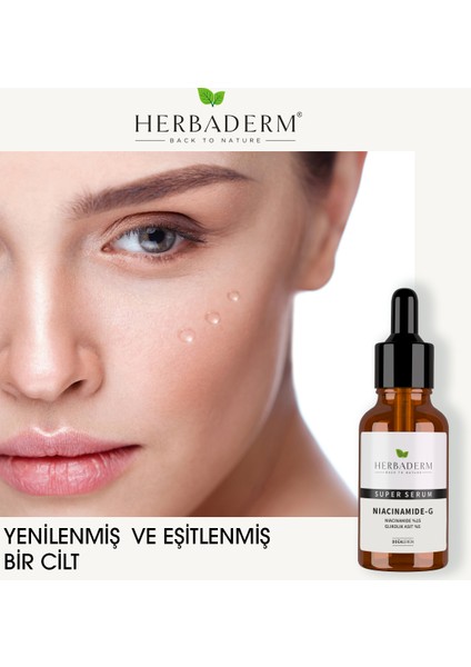 Süper Serum (Niacinamide %15 + Glikolik Asit %5) Leke, ve 30 Ml