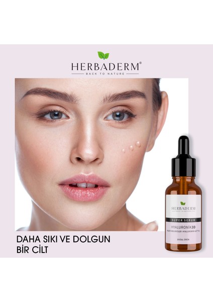 Süper Serum (Hyaluronik Asit 3D %1) Nemlendirici 30 Ml