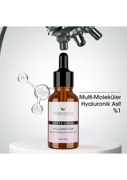 Süper Serum (Hyaluronik Asit 3D %1) Nemlendirici 30 Ml