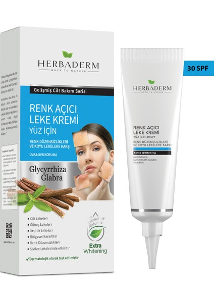 Renk Açıcı Leke Kremi Yüz İçin (30 SPF) 55 Ml