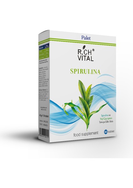 Rich Vital Spirulina 30 Tablet