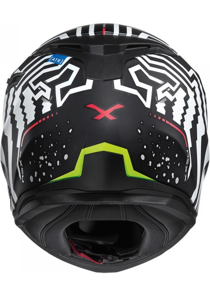 SX.100 Enıgma Kapalı Kask Mat Siyah-Beyaz Small
