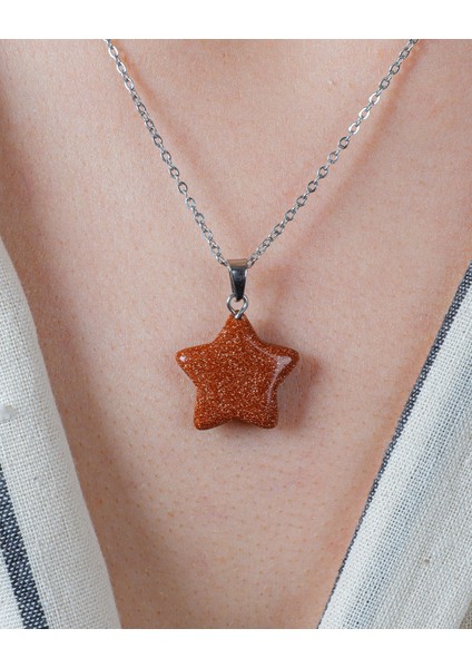 Doğaltaş Yıldıztaşı Yıldız Model Kolye Ucu fiyatları