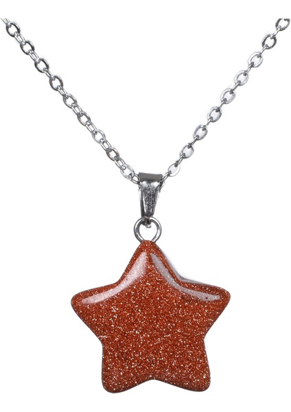 Doğaltaş Yıldıztaşı Yıldız Model Kolye Ucu modelleri