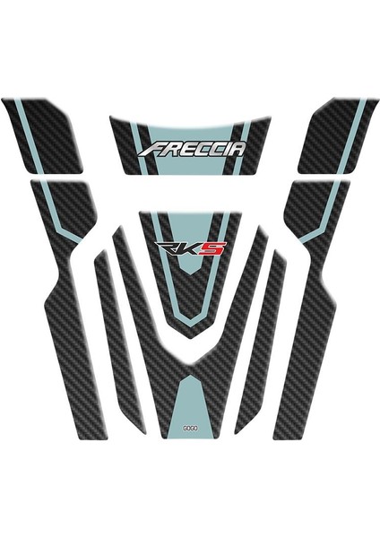 Rks Freccia 150 Cc 2022 - 2024 Uyumlu Tank Pad Set 004