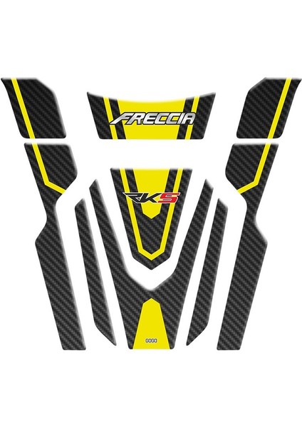 Rks Freccia 150 Cc 2022 - 2024 Uyumlu Tank Pad Set 006
