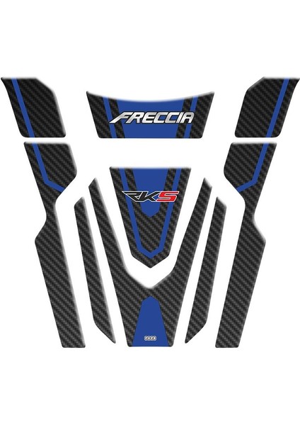 Rks Freccia 150 Cc 2022 - 2024 Uyumlu Tank Pad Set 007