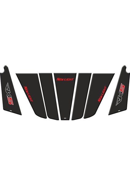 Rks Newlıght 125 Cc 2020 - 2024 Uyumlu Tank Pad Set 004