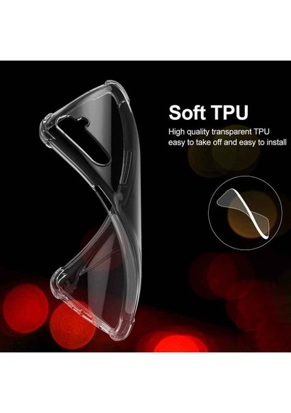 Realme 5i Shock Absorbing Darbe Emicili Şeffaf Silikon Kılıf fırsatları