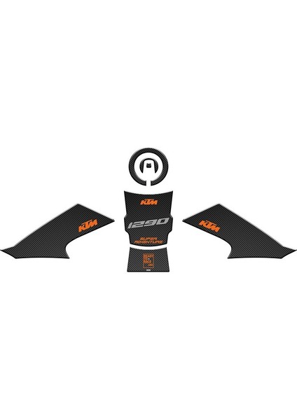 Skm Ktm 1290 Super Adventure 2021 - 2022 Uyumlu Tank Pad Set 001