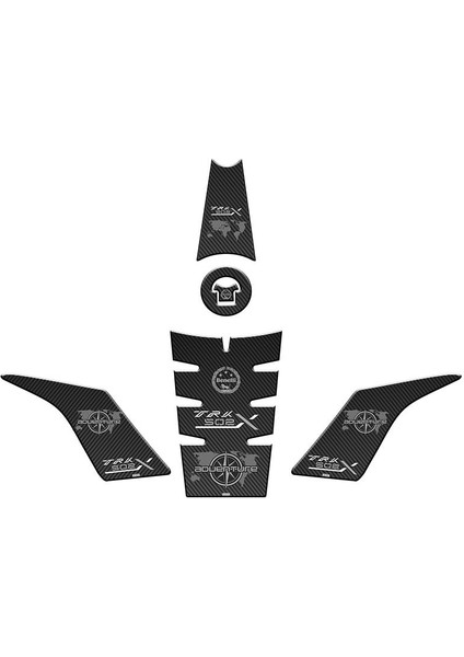 Skm Benelli Trk 502 2017 - 2024 Uyumlu Tank Pad Set 001