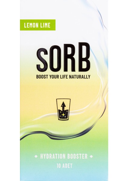- Hydration Booster - Lemon Lime - 10 Stick Saşe İçerir.
