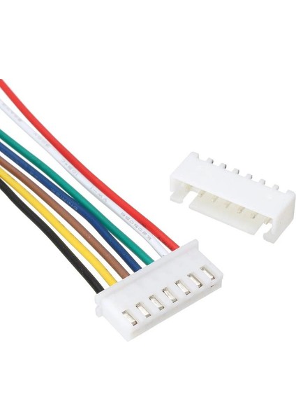 Sanec 2,5mm Jst Xh 7pin Kablolu Konnektör Beyaz Takım 20CM