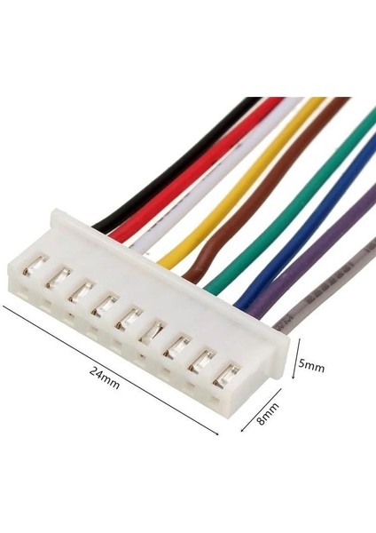 Sanec 2,5mm Jst Xh 9pin Kablolu Konnektör Beyaz Takım 10CM fiyatları