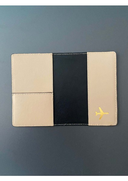 Krem Deri Pasaport Kılıfı ve Bagaj Etiketi Takımı fiyatları