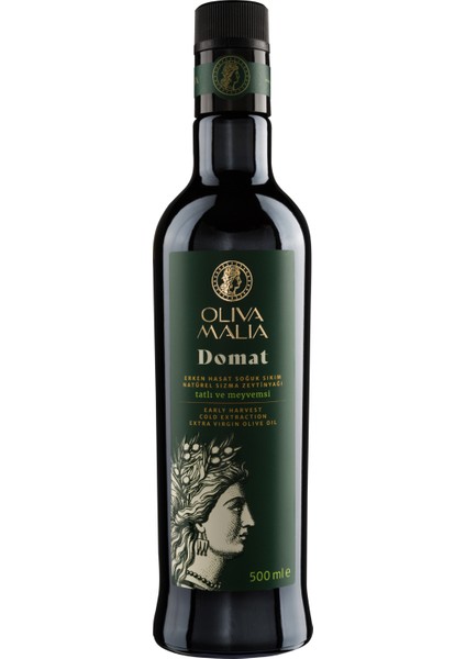 Yeni Sezon Domat Serisi Natürel Sızma Zeytinyağı 500 ml Erken Hasat Soğuk Sıkım