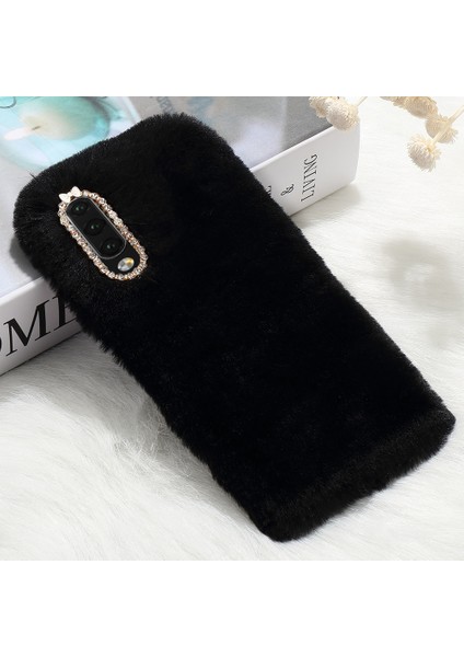 Apple iPhone 12 Pro Kılıf Miki Kulaklı Peluş Tüylü Swarovski Taşlı Silikon Kapak fiyatları