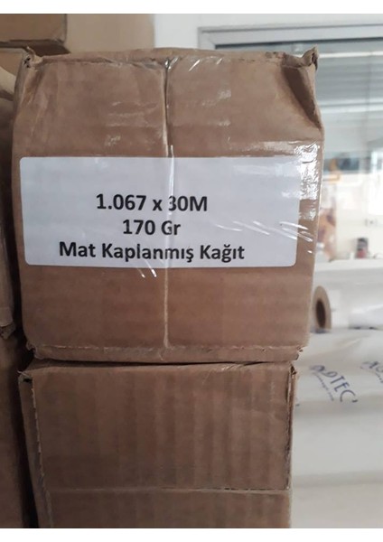 107X30M 170GR Mat Coated Poster Afiş Kağıdı