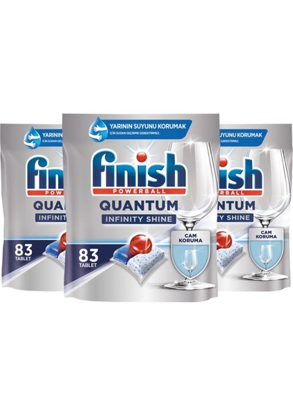 Quantum Infinity Shine 249 Kapsül Bulaşık Makinesi Deterjanı Tableti (83X3) fiyatları