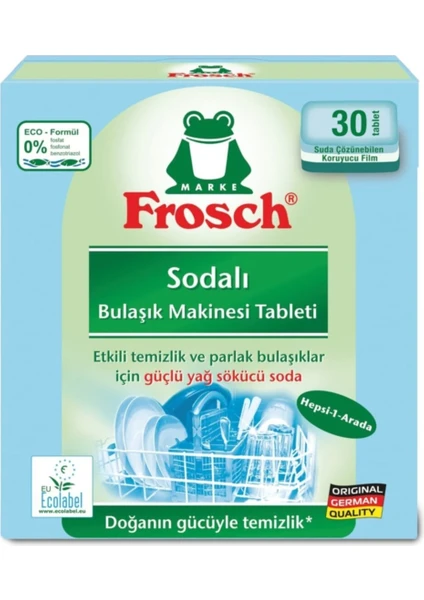 Sodalı Bulaşık Makinesi Tableti 30 Tablet Fosfatsız