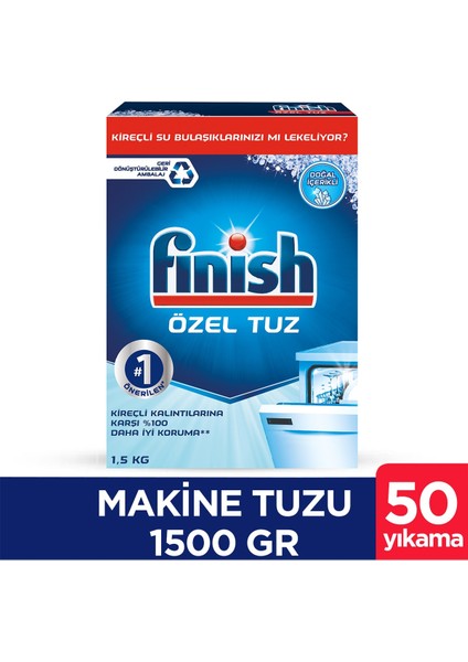 Bulaşık Makinesi Tuzu 3000 gr + Parlatıcı 800   ml