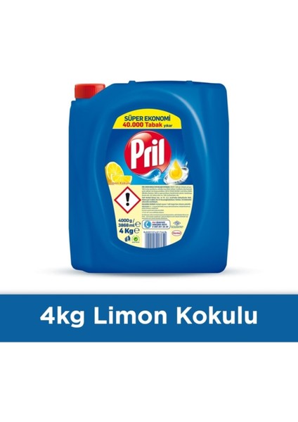 Bulaşık Deterjanı 'limon Kokulu 4X4 lt
