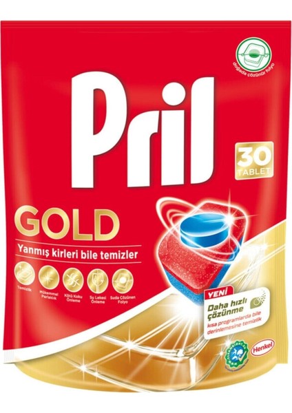Gold Bulaşık Makine Tabletleri (70 Adet)