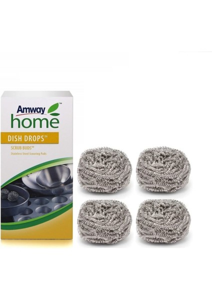 Home Dish Drops Konsantre Sıvı Bulaşık Deterjanı 1 lt-Dish Drops Ovma Teli Hsgl