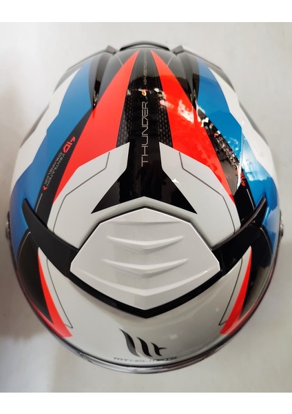 Kask Thunder 4sv Valiant A0 Gloss Pearl White - Iç Güneş Vizörlü fırsatları