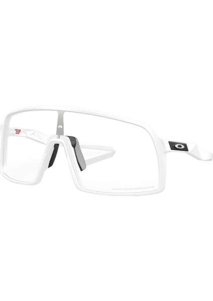 Sutro Bisiklet Güneş Gözlüğü Matte White Clear Photochromic