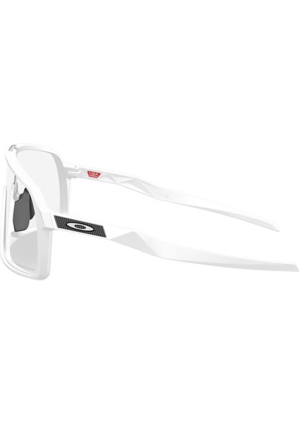 Sutro Bisiklet Güneş Gözlüğü Matte White Clear Photochromic