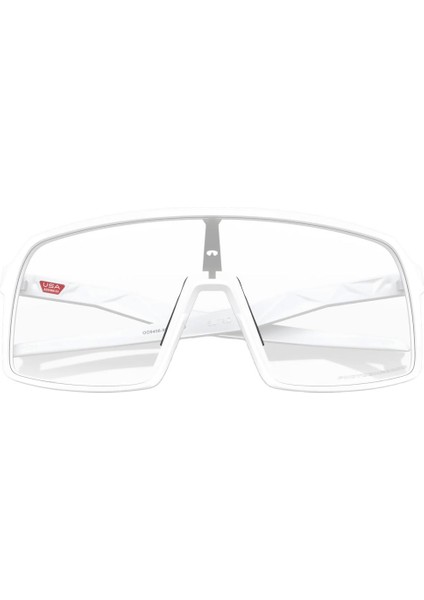 Sutro Bisiklet Güneş Gözlüğü Matte White Clear Photochromic