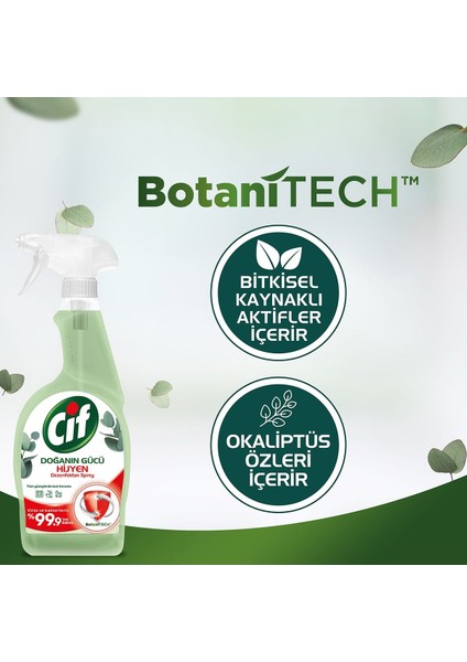 Dezenfektan Sprey Doğanın Gücü 750 ml 3 Adet indirimleri