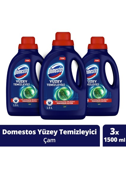 Yüzey Temizleyici Çam 1500   ml 3 Adet