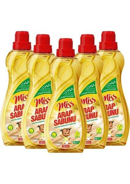 Arap Sabunu 5'li 1000 ml Ekonomik Paket