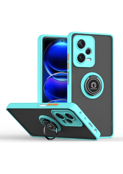 Xiaomi Redmi Note 12 Pro Için Telefon Kılıfı [düşmeye Karşı Koruma] Araba Manyetik Halka Tutuculu (Yurt Dışından)
