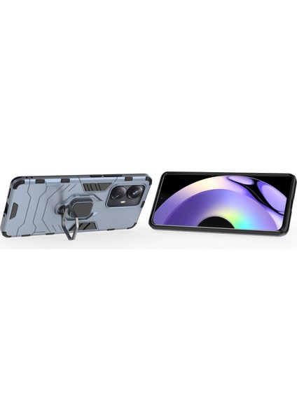 Realme 10 Pro+ Plus Için Telefon Kılıfı [düşmeye Karşı Koruma] Araba Manyetik Halka Tutuculu (Yurt Dışından) fiyatları