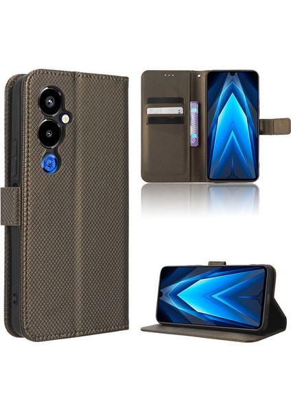 Deri Telefon Kılıfı Için Tecno Pova 4 Pro (Yurt Dışından)