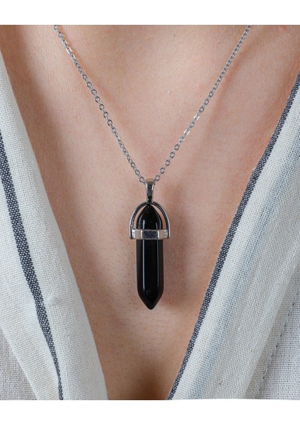 Doğaltaş Oniks Çivi Kolye Ucu fiyatları