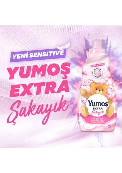 Extra Konsantre Çamaşır Yumuşatıcısı Şakayık 1440 ml