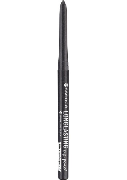 Long Lasting Göz Kalemi 34 Sparklı Black Yumuşak Uçlu 18 Saat Kalıcı